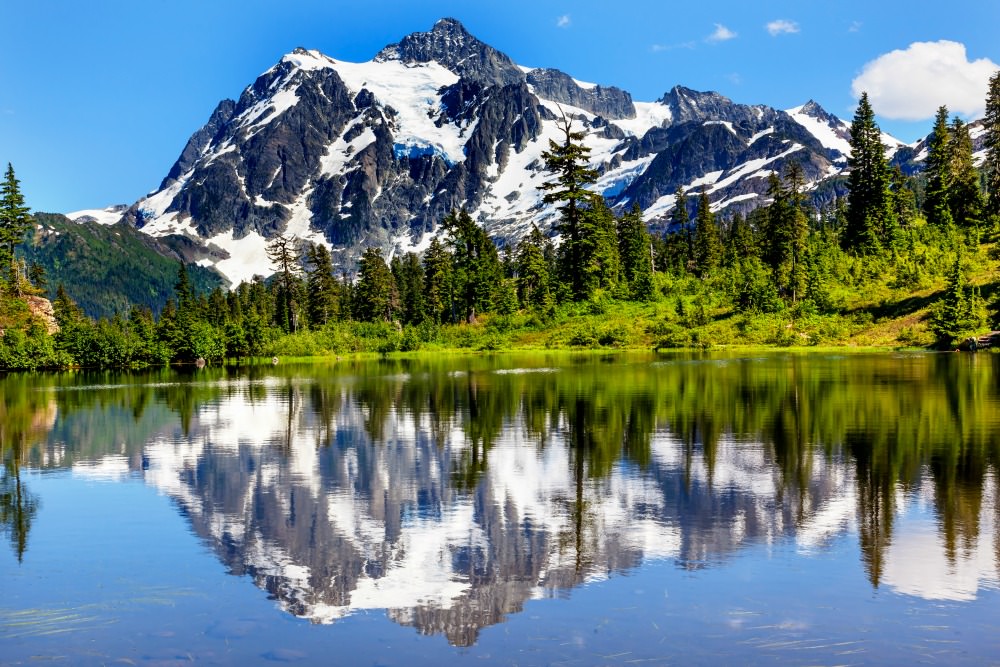 Pet Blog coaching mentorship program Mount Shuksan reflection in picture lake